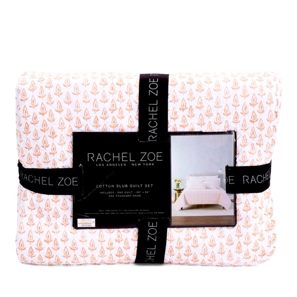 Rachel Zoe Bedding Rachel Zoecarmelina Allover Quilt Set Poshmark